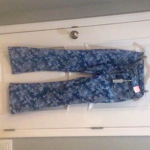 Women’s GAP by LoveShackFancy high rise stretch flare jeans size 27/4 regular